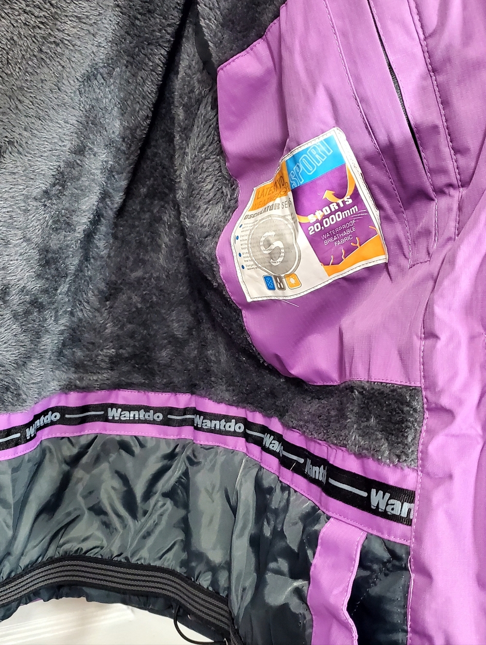 Wantdo Women's Atna Core Mountain Waterproof Ski Jacket Windproof Rain Jacket Me - Picture 8 of 12